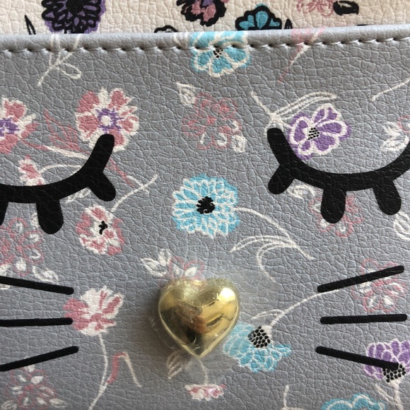 🏷$28|Betsey Johnson card/coin/Wallet case NWT cat - Picture 4 of 7